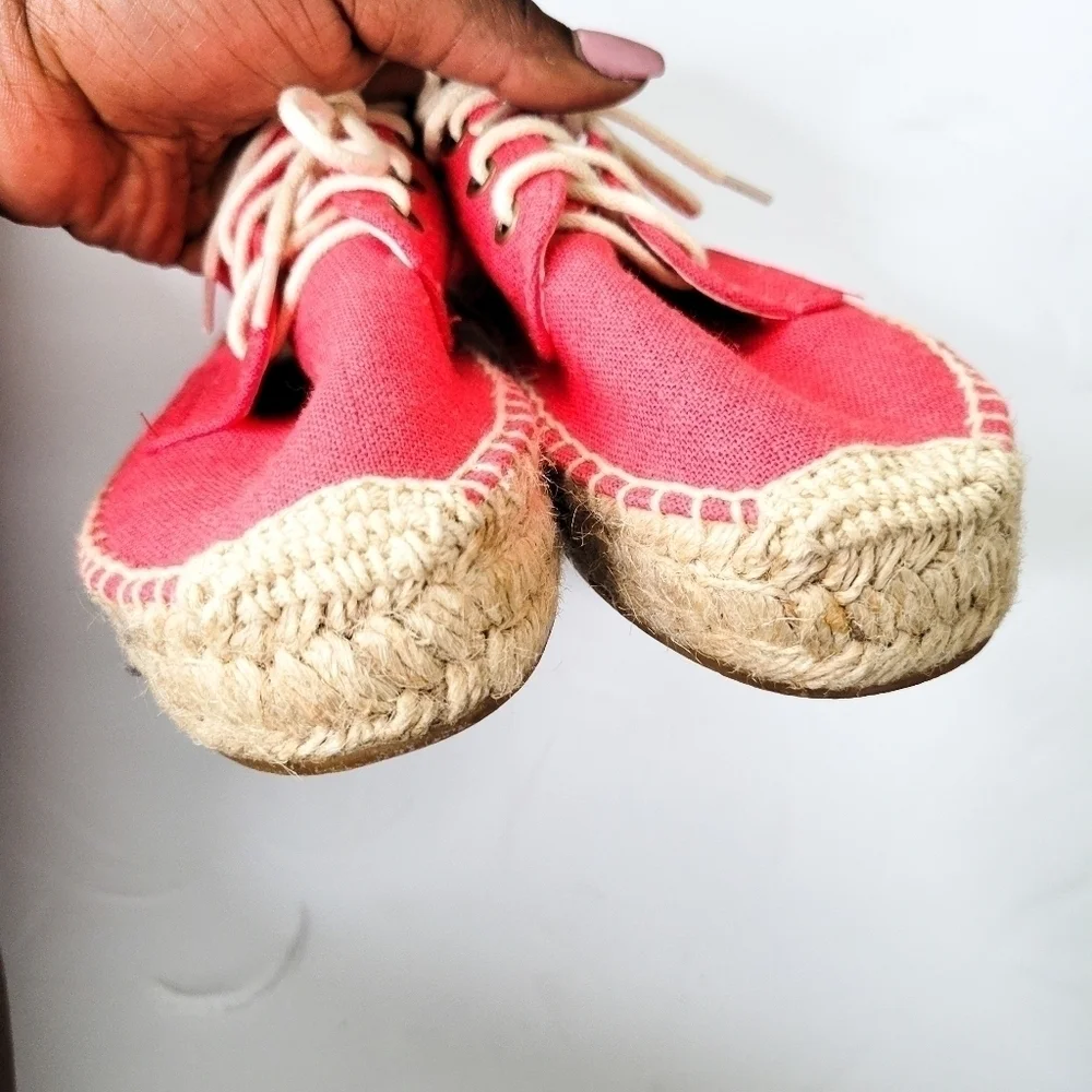 Soludos red lace